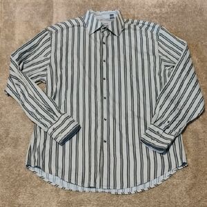 Robert Graham Wide Stripe Button Down Shirt